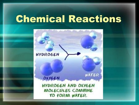 Chemical Reactions.