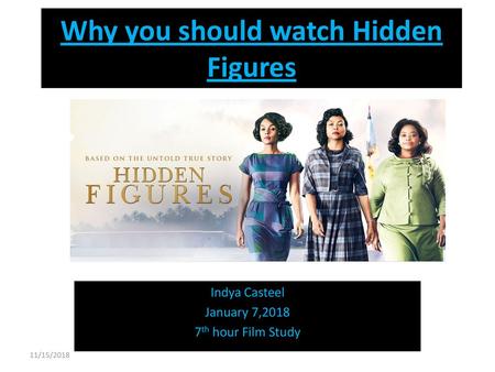 Why you should watch Hidden Figures