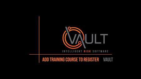 This presentation document has been prepared by Vault Intelligence Limited (“Vault) and is intended for off line demonstration, presentation and educational.