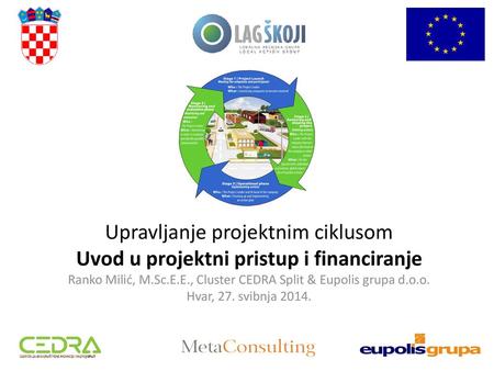 Uvod u projektni pristup i financiranje