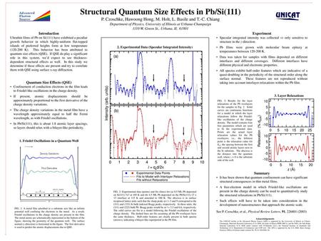 Structural Quantum Size Effects in Pb/Si(111)