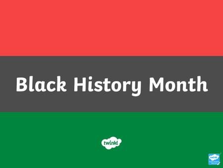 What is Black History Month?