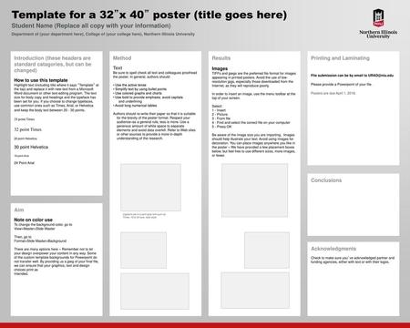 Template for a 32”x 40” poster (title goes here)