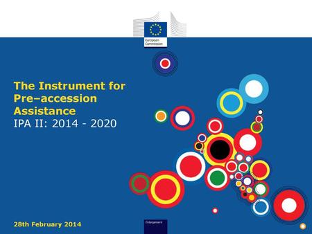 The Instrument for Pre–accession Assistance