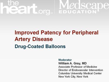 Panelists. Panelists Drug-Coated Balloon for PAD.