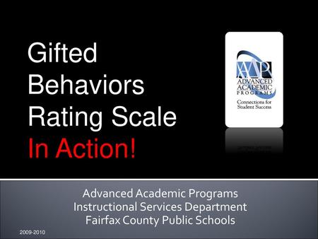 Gifted Behaviors Rating Scale