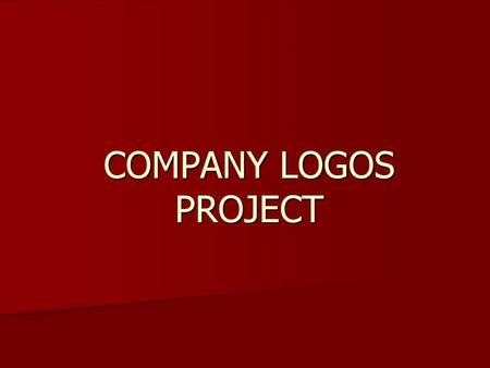 COMPANY LOGOS PROJECT.