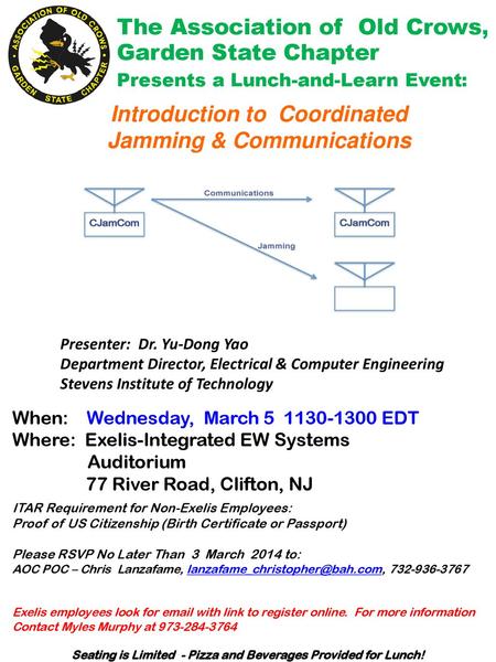 Introduction to Coordinated Jamming & Communications