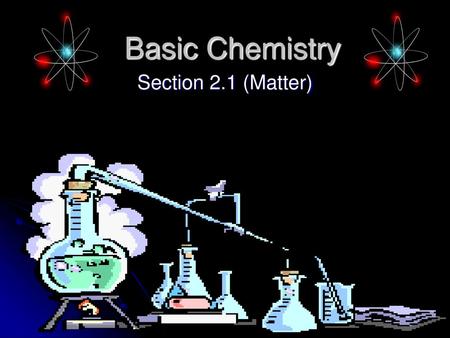 Basic Chemistry Section 2.1 (Matter).