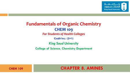 Fundamentals of Organic Chemistry