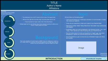 ePosterBoards Template