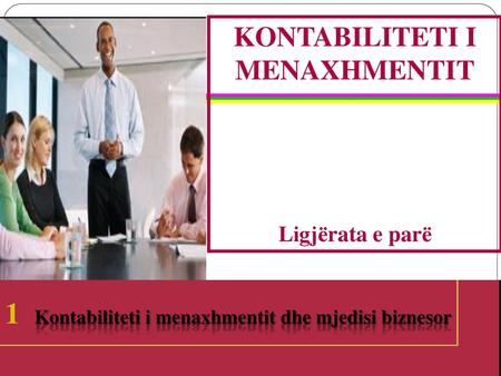 KONTABILITETI I MENAXHMENTIT