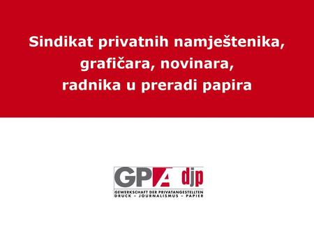 Sindikat privatnih namještenika, radnika u preradi papira