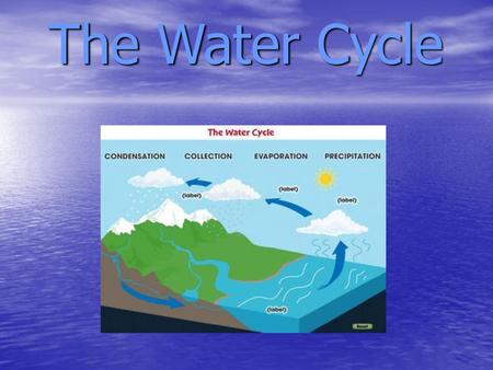 The Water Cycle.