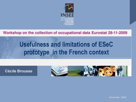 Usefulness and limitations of ESeC prototype in the French context