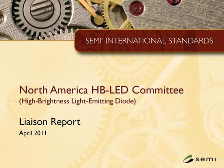 North America HB-LED Committee (High-Brightness Light-Emitting Diode)