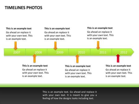 TIMELINES PHOTOS This is an example text