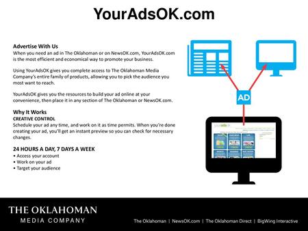 YourAdsOK.com Advertise With Us When you need an ad in The Oklahoman or on NewsOK.com, YourAdsOK.com is the most efficient and economical way to promote.