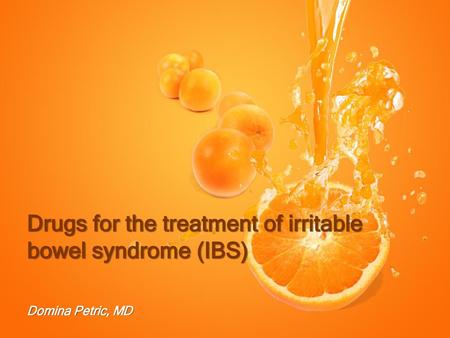 Drugs for the treatment of irritable bowel syndrome (IBS)