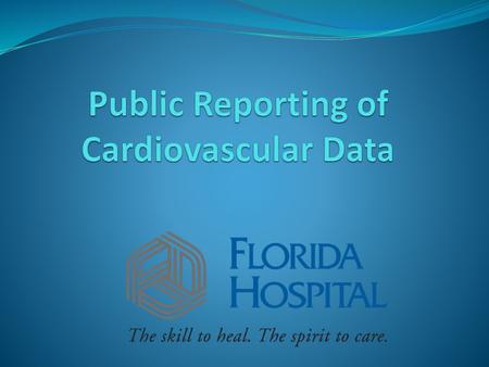 Public Reporting of Cardiovascular Data