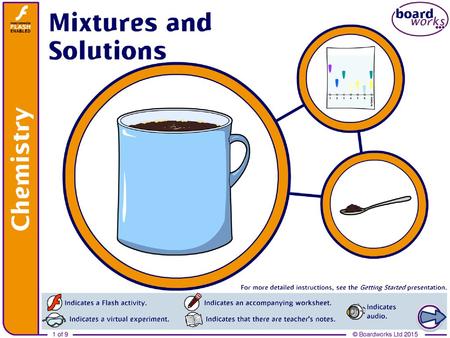 Mixtures and Solutions