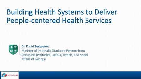 Building Health Systems to Deliver People-centered Health Services