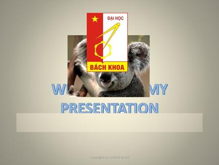 WELCOME TO MY PRESENTATION