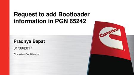 Request to add Bootloader information in PGN 65242