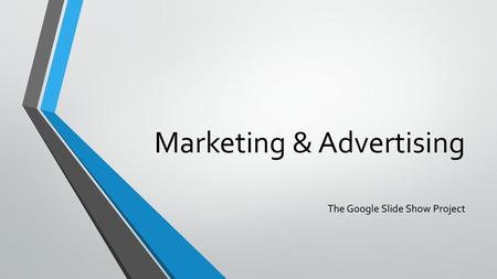 Marketing & Advertising