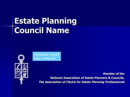 Estate Planning Council Name