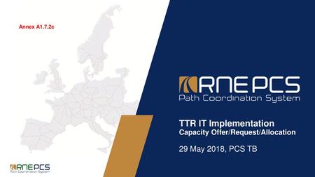 TTR IT Implementation Capacity Offer/Request/Allocation