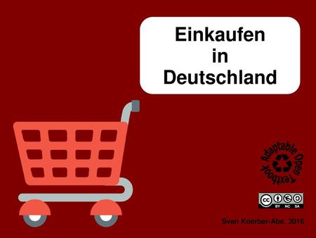 Einkaufen in Deutschland