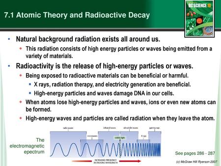 7.1 Atomic Theory and Radioactive Decay