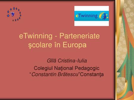 eTwinning - Parteneriate şcolare în Europa