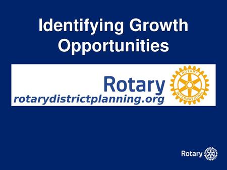 Identifying Growth Opportunities