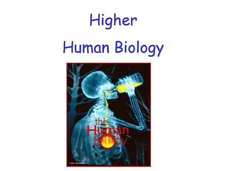 Higher Human Biology.