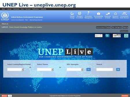 UNEP Live – uneplive.unep.org