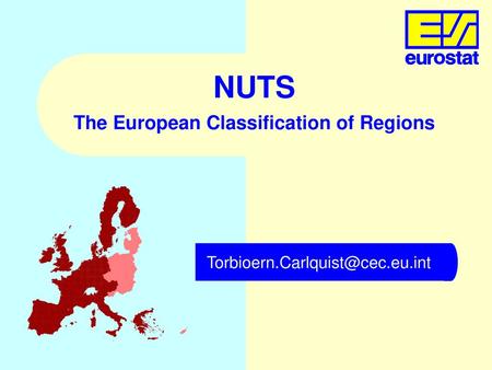 NUTS The European Classification of Regions