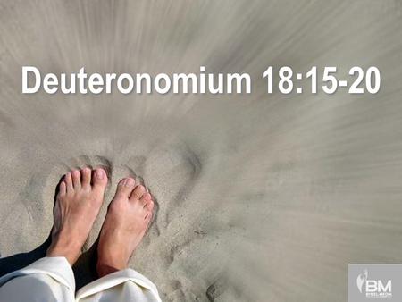 Deuteronomium 18:15-20 Deut 18:15-20 ’n Profeet soos Moses