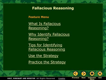 What Is Fallacious Reasoning? Why Identify Fallacious Reasoning?