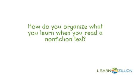 LearnZillion Notes: --This is your hook. Start with a question to draw the student in. We want that student saying, “huh, how do you do X?” Try to be specific.