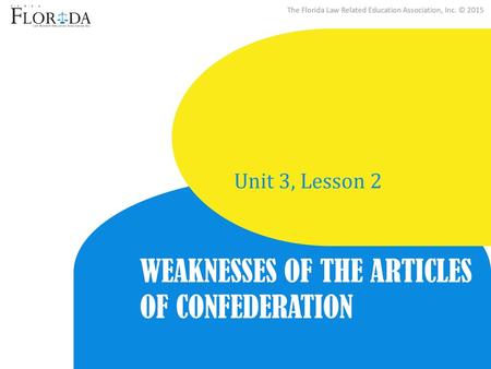 Weaknesses of the Articles of confederation