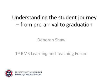 Understanding the student journey – from pre-arrival to graduation