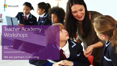 Teacher Academy Workshops