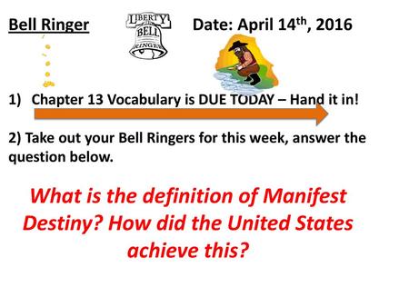 Bell Ringer						Date:	 April 14th, 2016