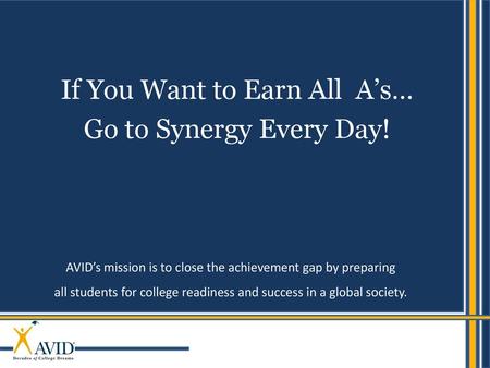 If You Want to Earn All A’s…