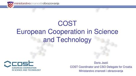 COST European Cooperation in Science and Technology