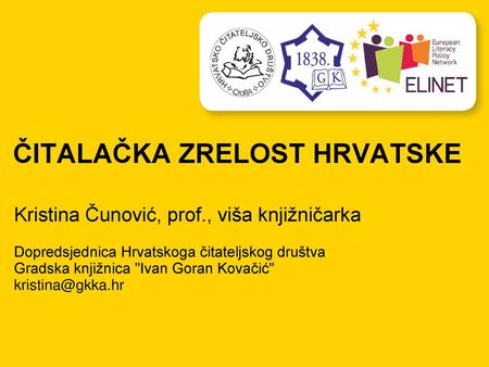 ČITALAČKA ZRELOST HRVATSKE