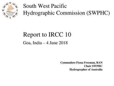 South West Pacific Hydrographic Commission (SWPHC)