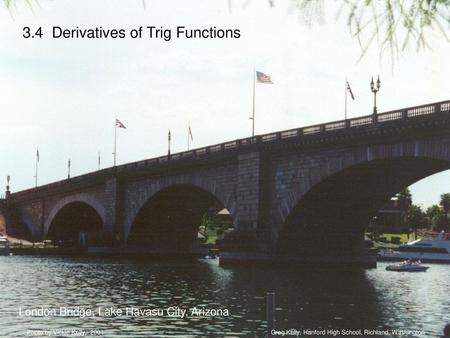 3.4 Derivatives of Trig Functions